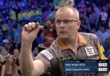 Ruotsalainen Johan Engström jysäytti kunnon paukun – pudotti hallitsevan mestari Peter Wrightin Johan Engström