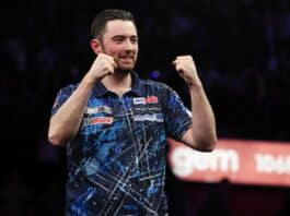 Ysitikkainen! Luke Humphries huudatti faneja World Mastersissa Players Championship Dartsin EM-kisat Luke Littler World Masters Premier League Dartsin MM-kisojen otteluohjelma Grand Slam of Darts European Championshipin World Grand Prix Premier League New Zealand Australian Luke Humphries World Matchplay Dartsin 2025 Premier Leaguessa Tampere International Darts MM-kisoissa