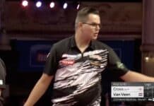 Rob Cross lähti varmistelemaan – vastustajalta aivan mieletön checkout Rob Cross