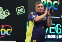 Grand Slam of Darts 2025 – tässä lohkot ja ohjelma Grand Slam of Darts World Grand Prix World Series of Darts Finals World Matchplay Luke Littler Luke Littlerin dartsin ysitikkanen