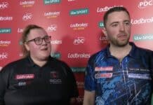 Beau Greaves laittoi upeasti kampoihin – Luke Humphriesilta ottelun jälkeen sydämet sulattava ele Beau Greaves